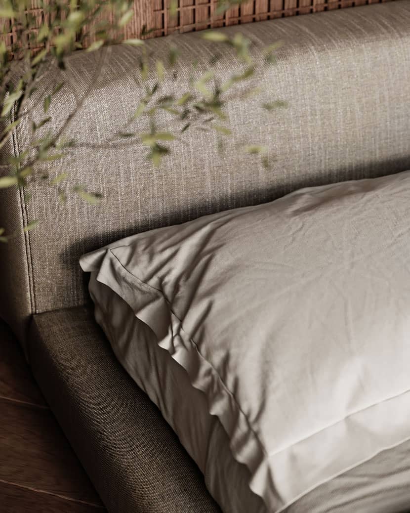 light interior - pillow fabric visualization